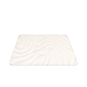 Dywanik łazienkowy - Cassie Shapes Biały - product
