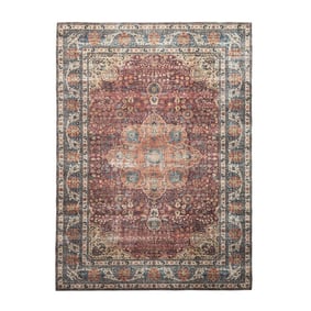 Dywan zewnętrzny - Cairo Medallion Bordowy - product