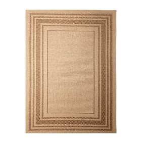 Dywan zewnętrzny - Mavi Border Kremowy/Brązowy - product