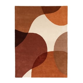 Dywan wełniany Abstrakcja - Clarice Terakota - product