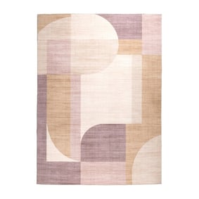 Dywan zewnętrzny abstrakcja - Groovy Shapes Pastelowy - product