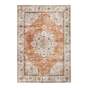 Dywan zewnętrzny vintage - Santo Medallion Terakota - sfeer