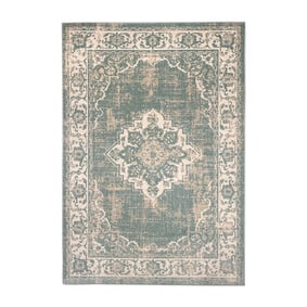 Dywan vintage - Spring Medaillon Zielony/Kremowy - sfeer