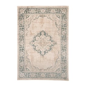 Dywan vintage - Spring Medaillon Kremowy/Zielony - sfeer