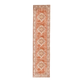 Chodnik vintage - Spring Medaillon Terakota/Kremowy - sfeer
