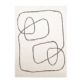 Dywan Japandi - Yori Lines Kremowy/Czarny - sfeer