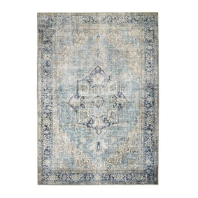 Dywan vintage - Lugan Jasnoniebieski - sfeer