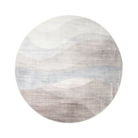 Dywan okrągły nowoczesny - Field Taupe - sfeer