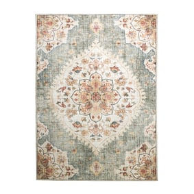 Dywan zewnętrzny vintage - Santo Mandala Oliwkowy - sfeer