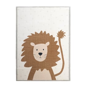 Dywan dziecięcy nadający się do prania - Simba Lion Brązowy - sfeer