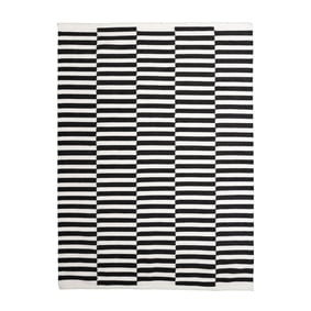 Dywan nowoczesny w paski - Dazzle Blocks Czarny/Biały - sfeer