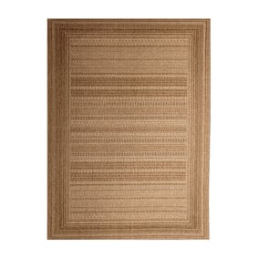 Dywan zewnętrzny - Mavi Stripes Kremowy/Brązowy - sfeer