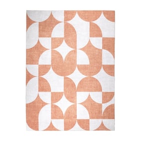 Dywan zewnętrzny abstrakcja - Groovy Tiles Terakota - sfeer