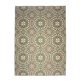 Dywan zewnętrzny - Ranch Mandala Zielony - sfeer