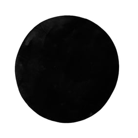 Dywan okrągły z krótkim włosiem - Cozy Czarny - sfeer