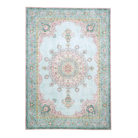 Dywan vintage - Lily Medallion Jasnoniebieski - sfeer