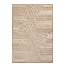 Dywan nowoczesny - Nori Curves Taupe - sfeer