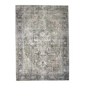 Dywan vintage - Lugan Zielony/Szary - sfeer