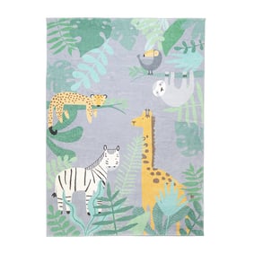 Dywan dziecięcy - Jungle Giraffe Kolorowy - sfeer