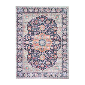 Dywan vintage - Imagine Medallion Niebieski - sfeer