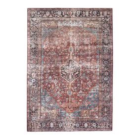 Dywan vintage - Lugan Bordowy - sfeer
