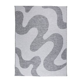 Dywan zewnętrzny - Summer Swirl Szary - sfeer