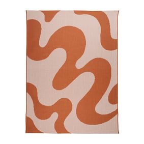 Dywan zewnętrzny - Summer Swirl Terakota - sfeer