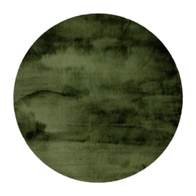 Dywan okrągły z długim włosiem - Comfy Supreme Zielony - sfeer