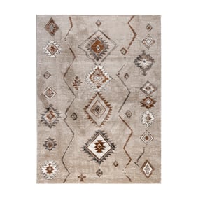 Dywan z wysokim włosiem - Blend Aztec Beige - sfeer