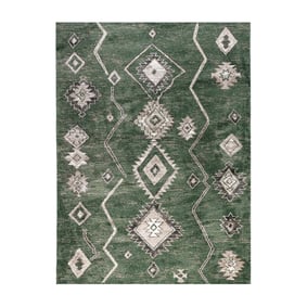 Dywan Berber - Blend Aztec zielony - sfeer