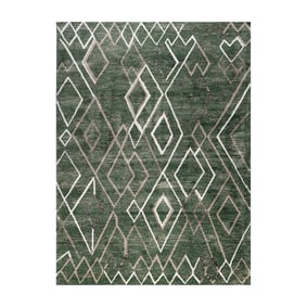 Dywan Berberyjski - Blend Diamond Zielony - sfeer