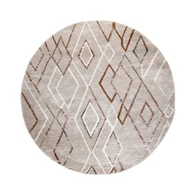 Dywan Berber okrągły - Blend Diamond Beige - product
