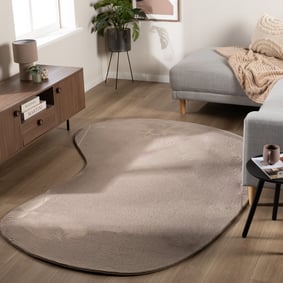 Miękki dywan z niskim włosiem – Cozy Ripple Taupe