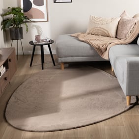 Miękki dywan z niskim włosiem – Cozy Pebble Taupe