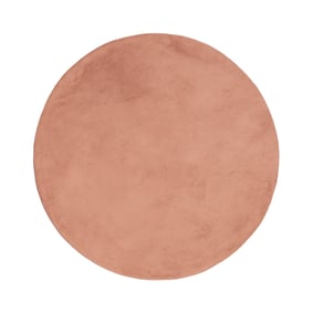 Okrągły dywan z niskim włosiem – Cozy Pink - sfeer