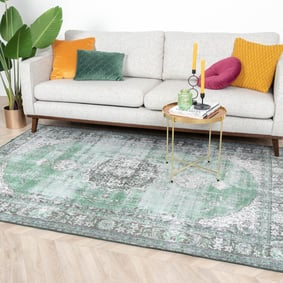 Dywan Vintage - Estate Medallion Ciemnozielony