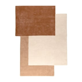 Dywan abstrakcyjny z wełny – Jules Creme/Terra - sfeer
