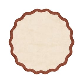 Okrągły Dywan Pralny – Hazy Brąz/Krem - product