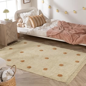 Dywan do pokoju dziecięcego – Lou Dots Yellow