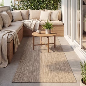 Dywan na balkon - Malta Melanż/Naturalny