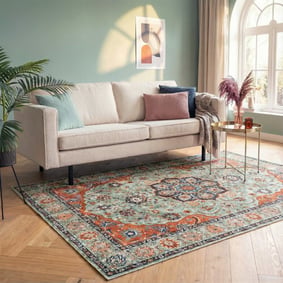 Dywan vintage - Imagine Medallion Zielony