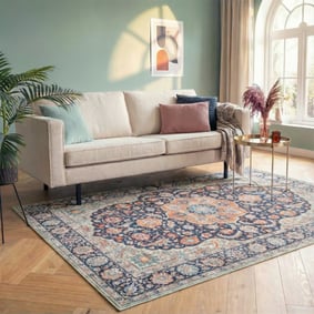 Dywan vintage - Imagine Medallion Niebieski