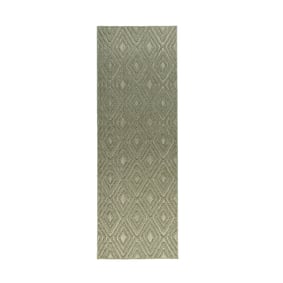 Chodnik - Hidde 3D Diamond Zielony - sfeer