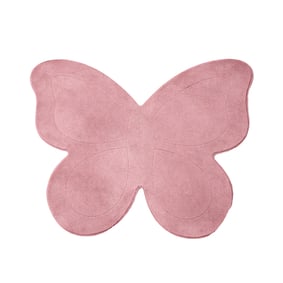 Zmywalny dywan dziecięcy – Coco Motyl Ciemnoróżowy - sfeer