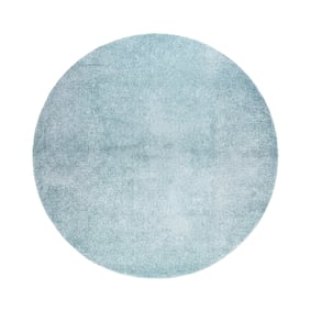 Okrągły dywan do prania w pralce - Clean Jasnoniebieski - sfeer