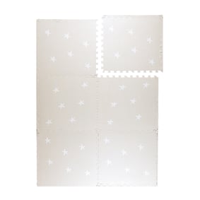Mata piankowa Puzzle – Alfie Stars Szara/Beżowa - sfeer