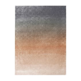 Dywan abstrakcyjny - Mellow Niebieski/Terakota - sfeer