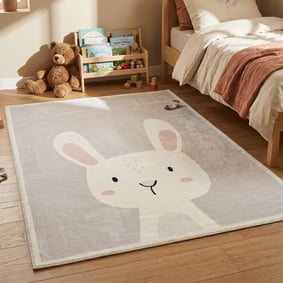 Dywan dziecięcy nadajacy się do prania - Simba Bunny Biały