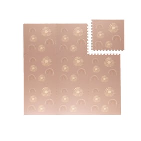 Mata piankowa Puzzle - Alfie XL Sun Różowa - product