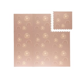 Mata piankowa Puzzle - Alfie XL Sun Różowa - sfeer